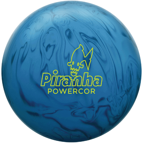 Columbia 300 Piranha PowerCOR Bowling Ball - High Performance Reactive Resin for Hook Potential | Perfect for League Play & Tournament Competition