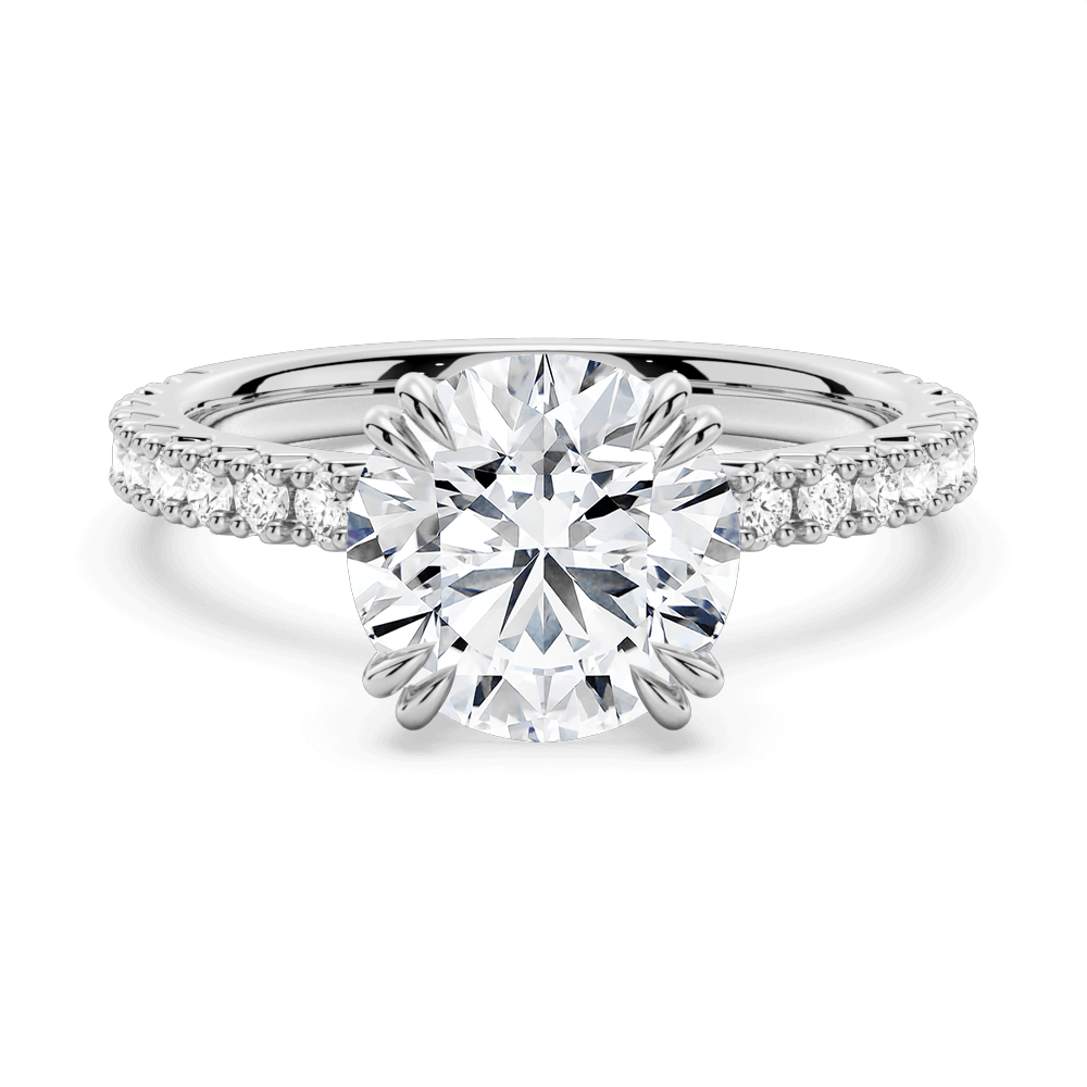 1.5 Carat Solitaire Round Cut Diamond Engagement Ring & Wedding Band Set for Women - Perfect for Proposals, Anniversaries, and Bridal Jewelry