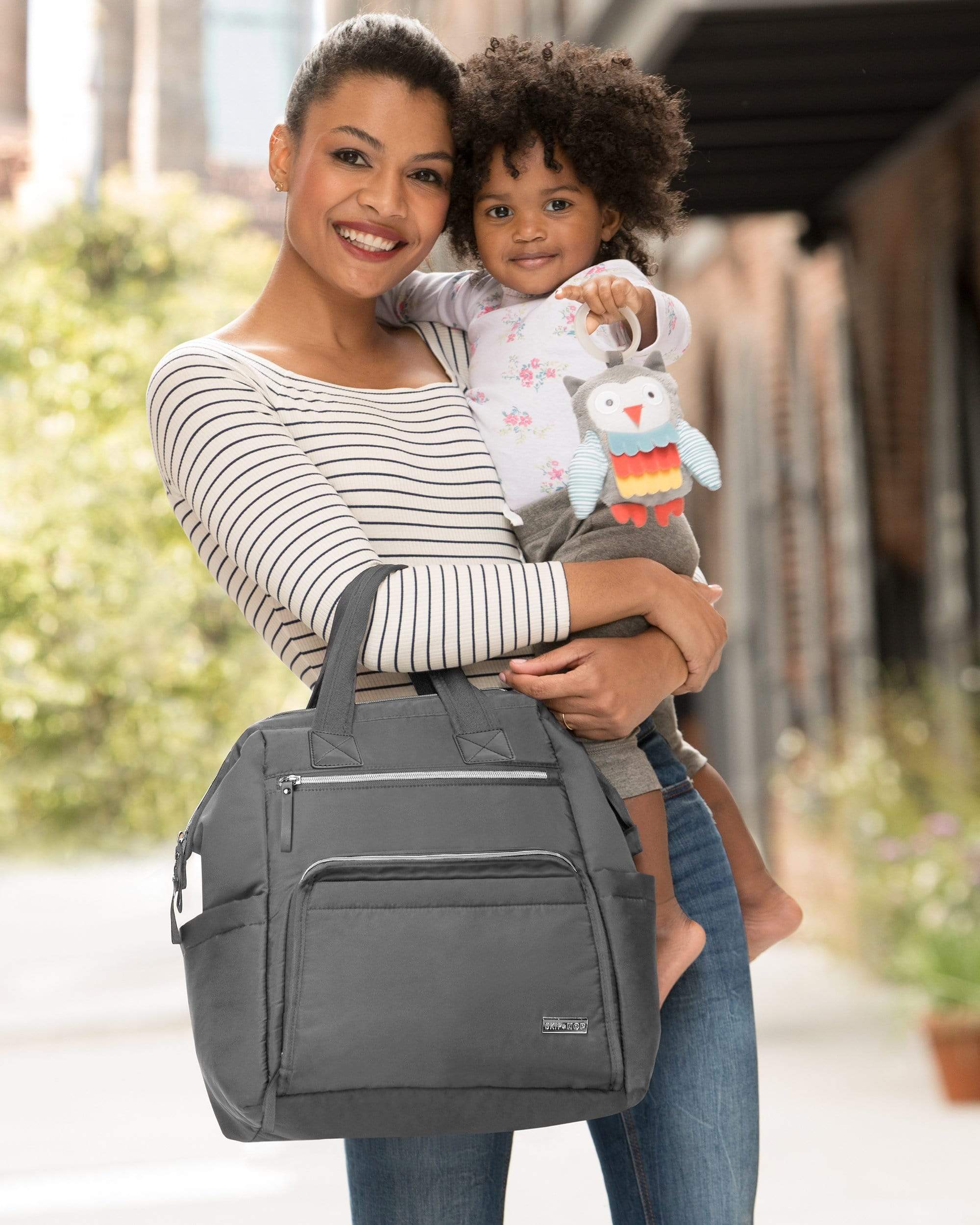 Skip Hop Mainframe Wide Open Changing Backpack - Stylish & Functional Diaper Bag for Parents - Perfect for Travel, Daycare & On-the-Go Baby Essentials