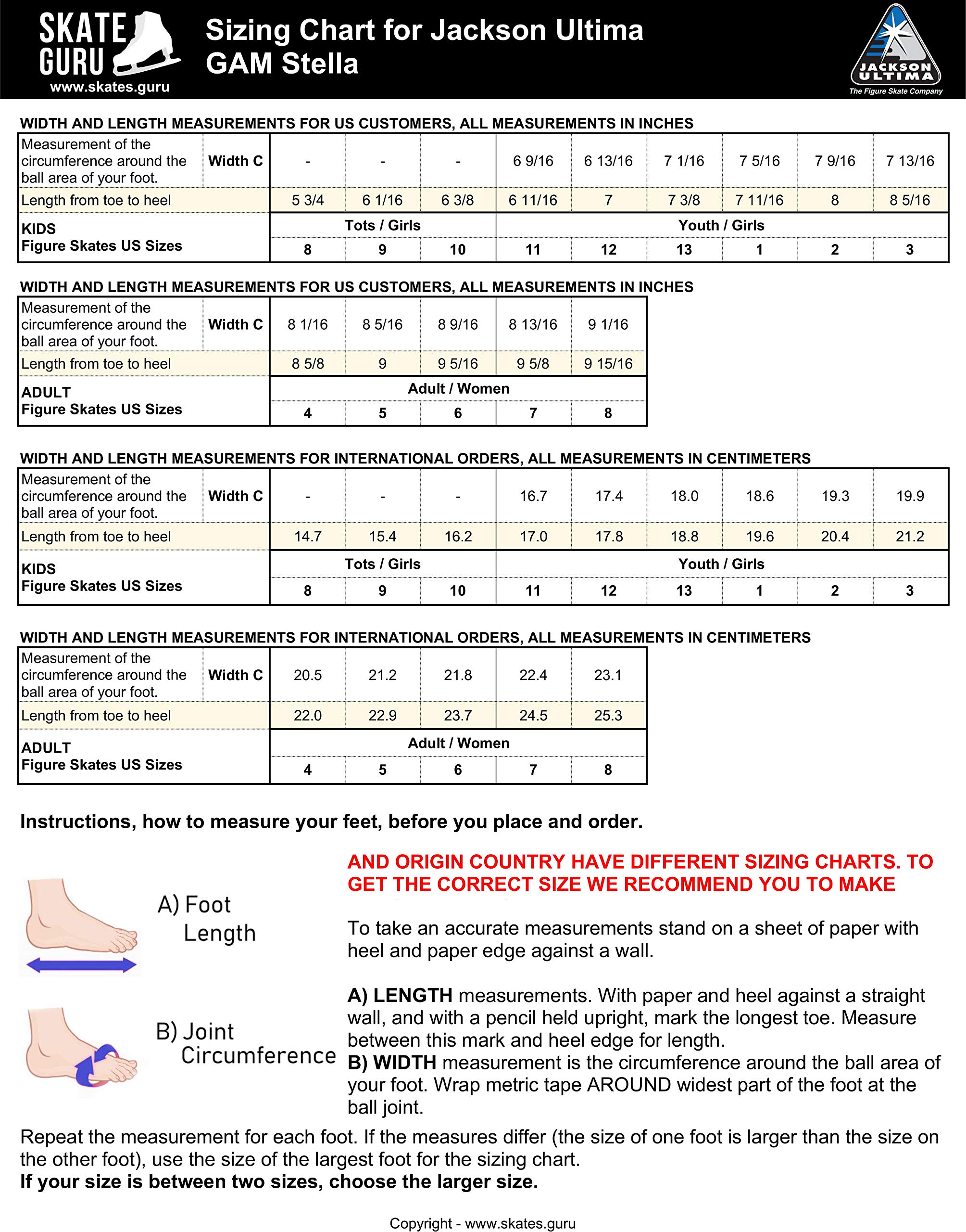 Jackson Ultima GAM Concept & Select Women's White Figure Skates - Premium Ice Skating Shoes for Girls & Ladies - Perfect for Figure Skating, Ice Dancing & Recreational Skating