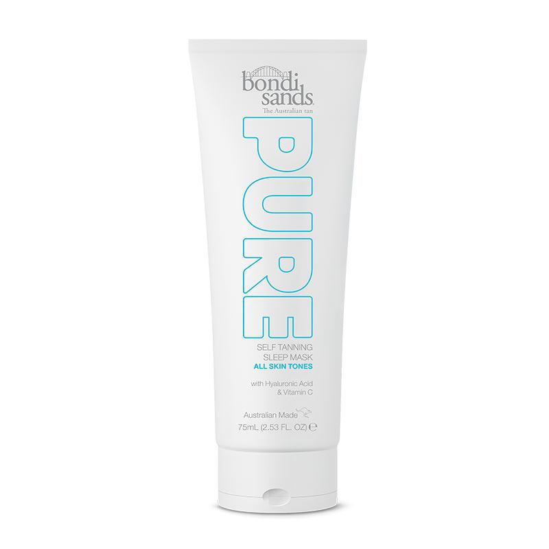 Bondi Sands Pure Self Tanning Sleep Mask - Overnight Tanning Lotion for Natural Glow | Perfect for Pre-Party, Vacation & Everyday Use