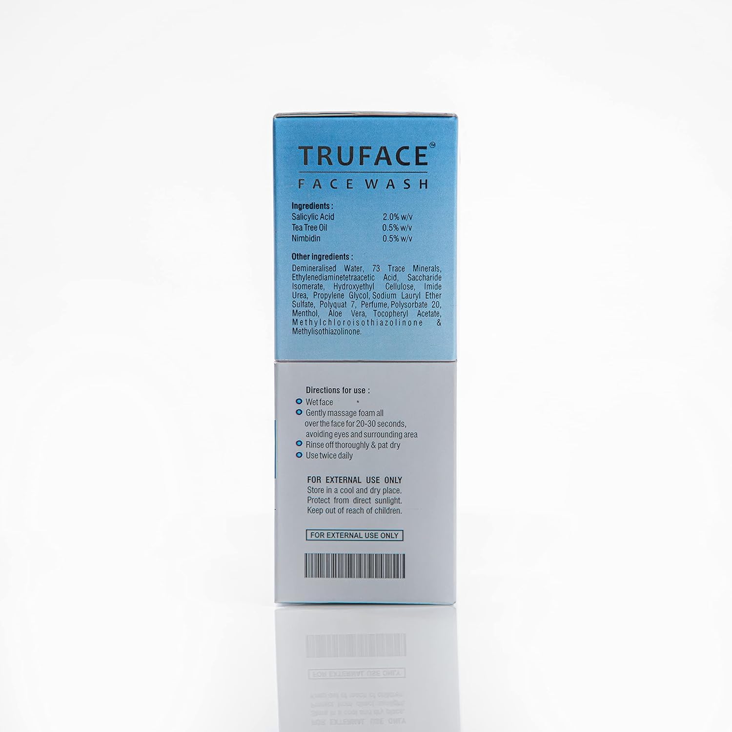 Alniche TRUFACE Hydration-Purify Face Wash 60ml - Anti-Acne Cleanser for Oily, Dry & Sensitive Skin | Deep Cleansing & Hydrating Formula | Perfect for Daily Skincare Routine & Travel