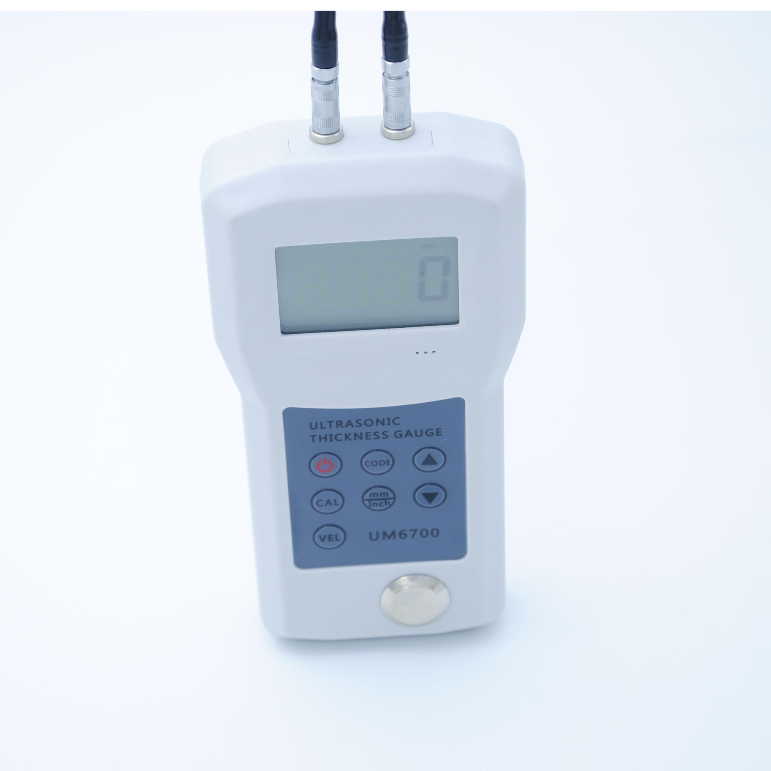 Ultrasonic Thickness Gauge Tester - 1.0 to 280mm Measuring Range, 0.1mm Resolution, Backlight LCD Display - Perfect for Metal, Plastic & Pipe Thickness Measurement in Industrial & Construction Applications