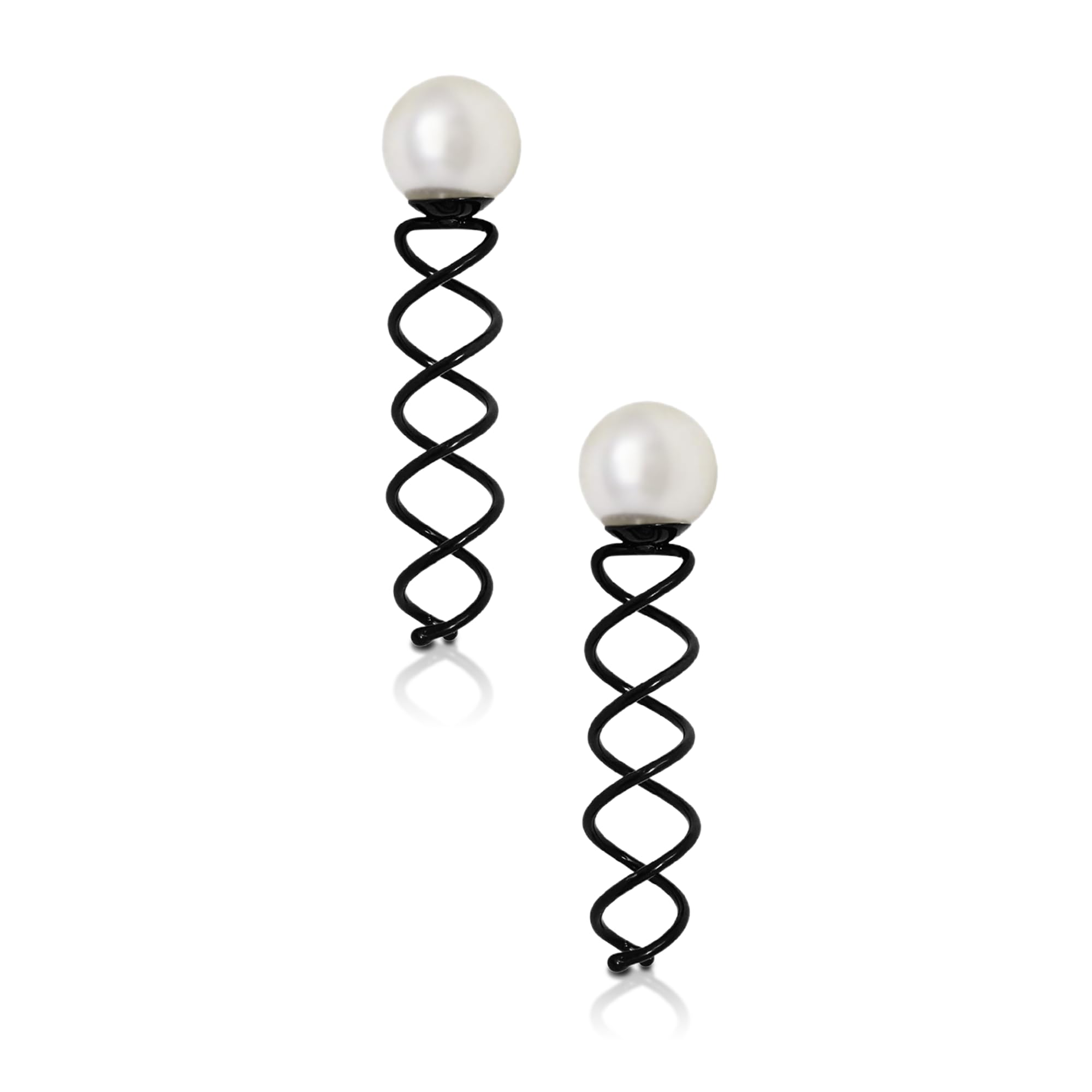 8Pcs Pearl Hair Pins for Women - Elegant Spiral Spin Hair Accessories, Bridal Wedding Hair Clips, Stylish Bun Decorations | Perfect for Parties, Prom, Bridal Showers & Special Occasions