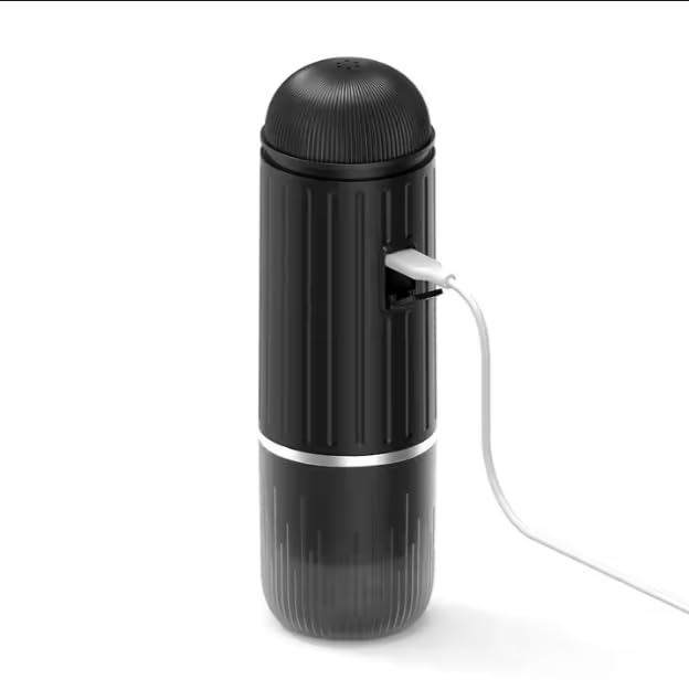 Portable Coffee Maker for Camping, Travel & Car - Compact Espresso Machine with Pods - Small French Press & Capsule Coffee Machine for Home, Office & Outdoor Adventures