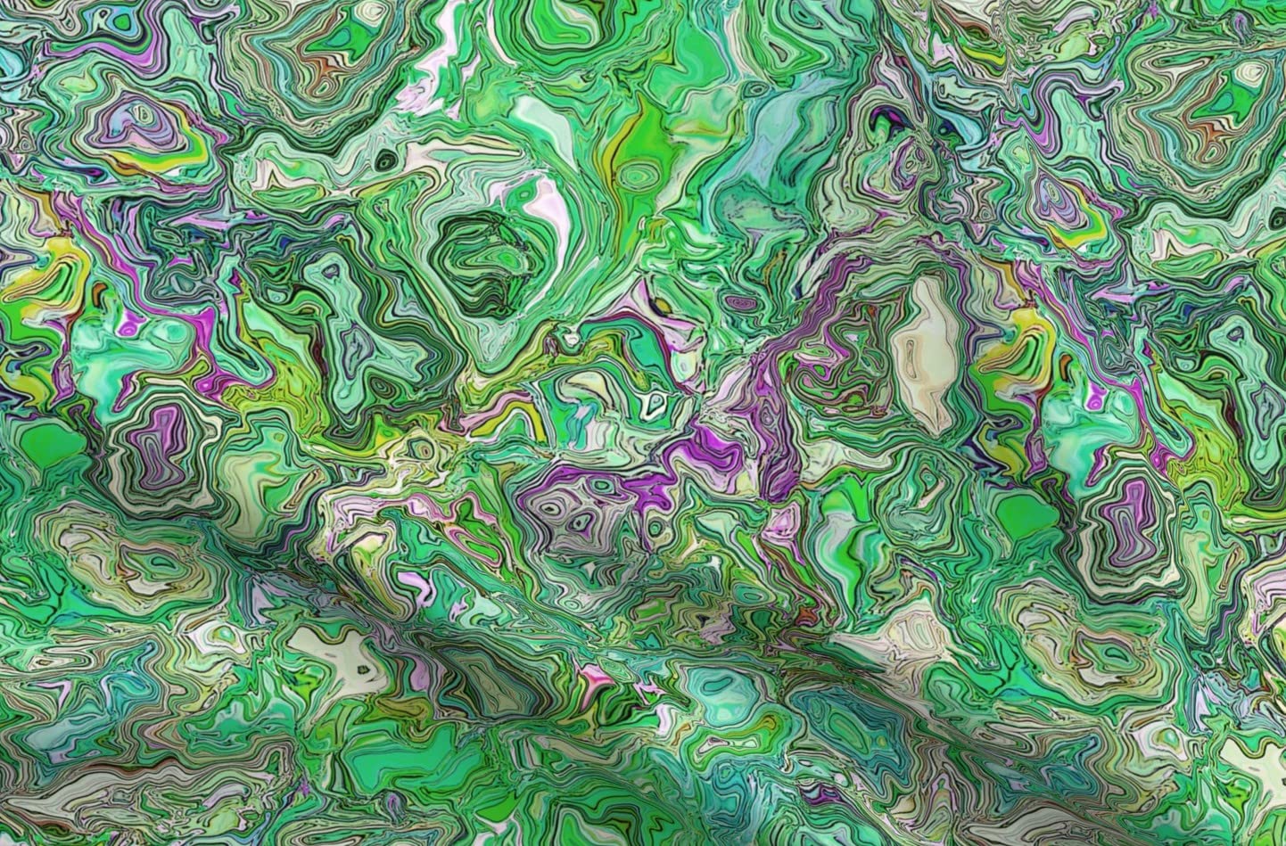 Eyes Swirl Marbled Malachite Green Psychedelic Printed Minky Fabric Fat Quarter - Soft Plush Fabric for Sewing Baby Blankets, Quilt Backing & DIY Crafts - Perfect for Nursery Decor, Home Decor Projects & Gift Making