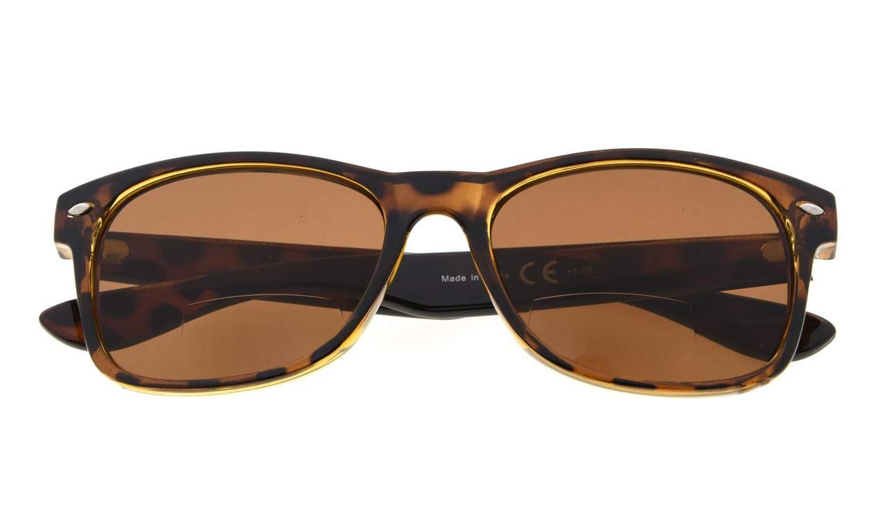 Eyekepper Classic Bifocal Sunshine Readers - Bifocal Sunglasses for Men & Women | Reading & Outdoor Activities (Fishing, Driving, Gardening)