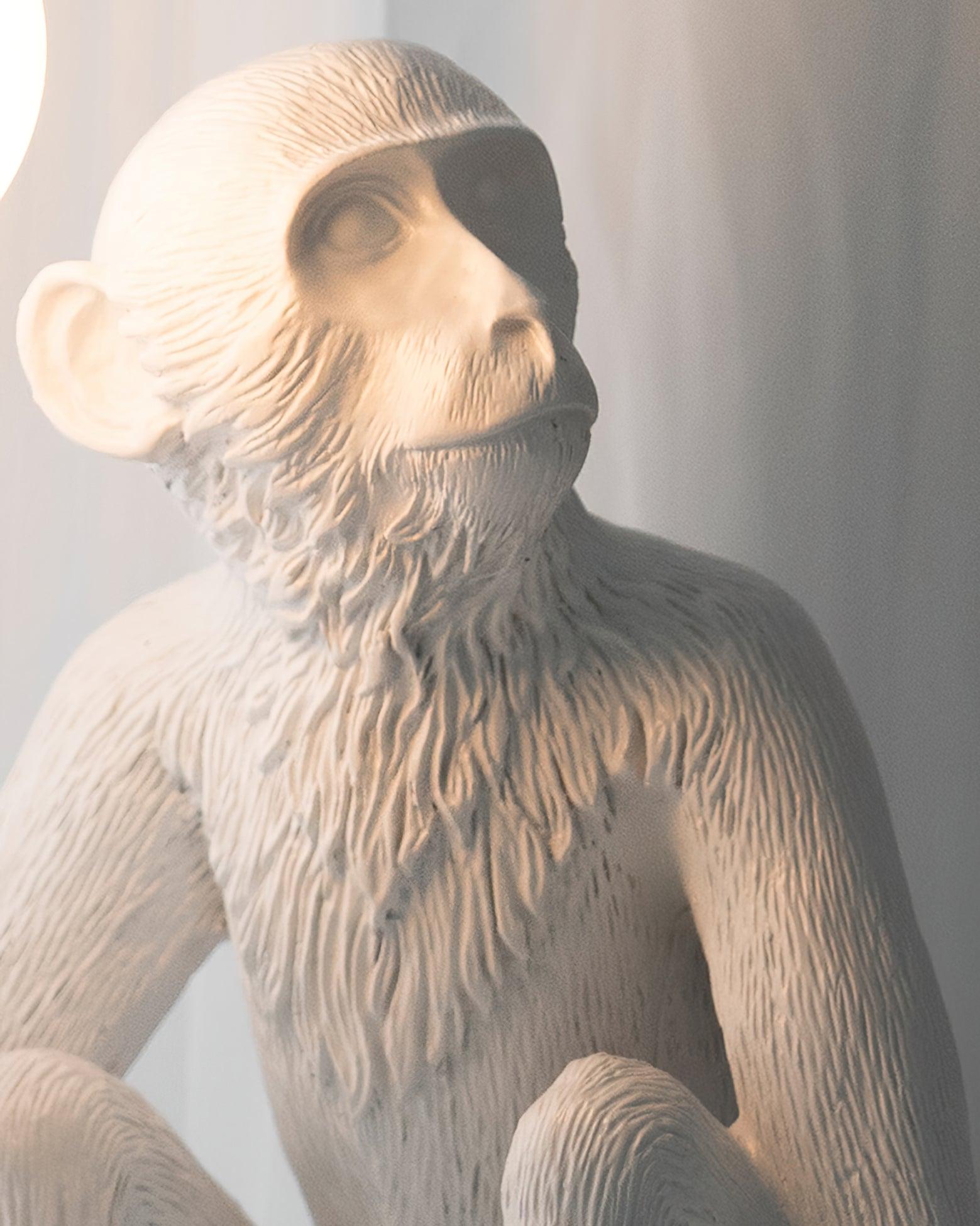 Cute Monkey Table Lamp for Kids - Night Light & Decor for Bedroom, Nursery, Study Room - Perfect for Reading, Relaxing & Creating a Cozy Atmosphere