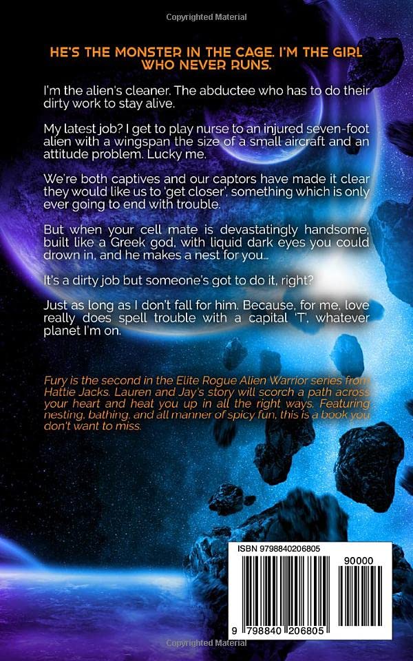 Fury: A Sci-Fi Alien Romance Novel (Elite Rogue Alien Warriors Series) - Perfect for Fans of Paranormal & Space Fantasy Books