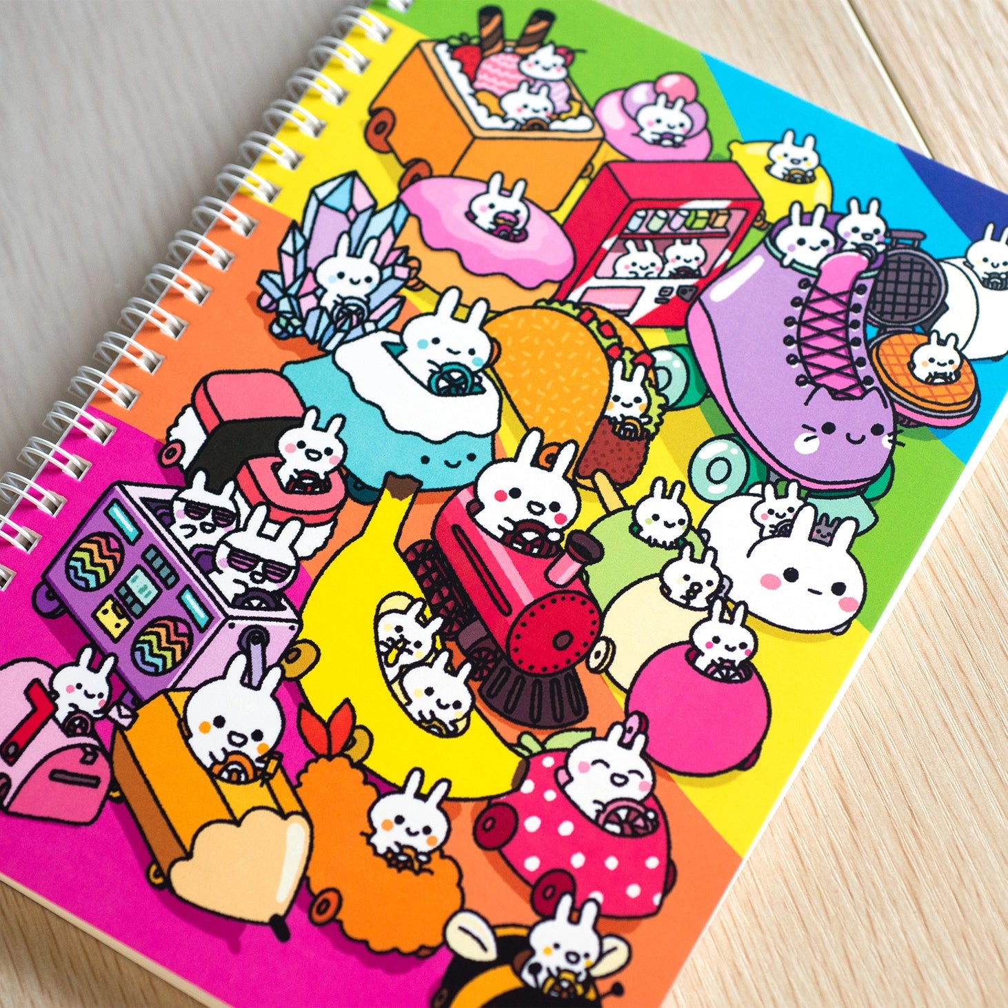 Bunny Cars Sticker Storage Book for Kids - Organize & Protect Your Sticker Collection - Perfect for Travel, Scrapbooking & School Activities