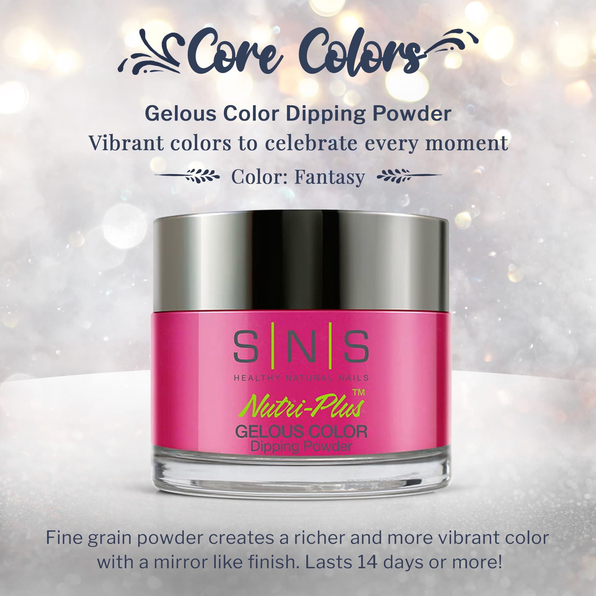 SNS Nails Dipping Powder Gel Polish - 385 (1 oz) - Long-Lasting Nail Color for Professional & DIY Manicures - Perfect for Home, Salon & Nail Art Designs