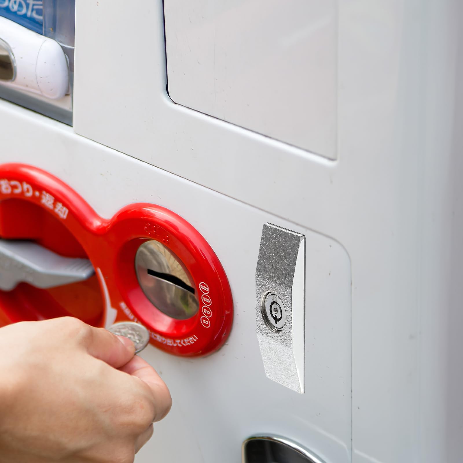 High Security T-Handle Vending Machine Lock with 2 Keys - Zinc Alloy Soda/Snack Machine Lock for Candy, Beverage & ATM - Durable Commercial Use for Retail Stores, Arcades & Outdoor Kiosks