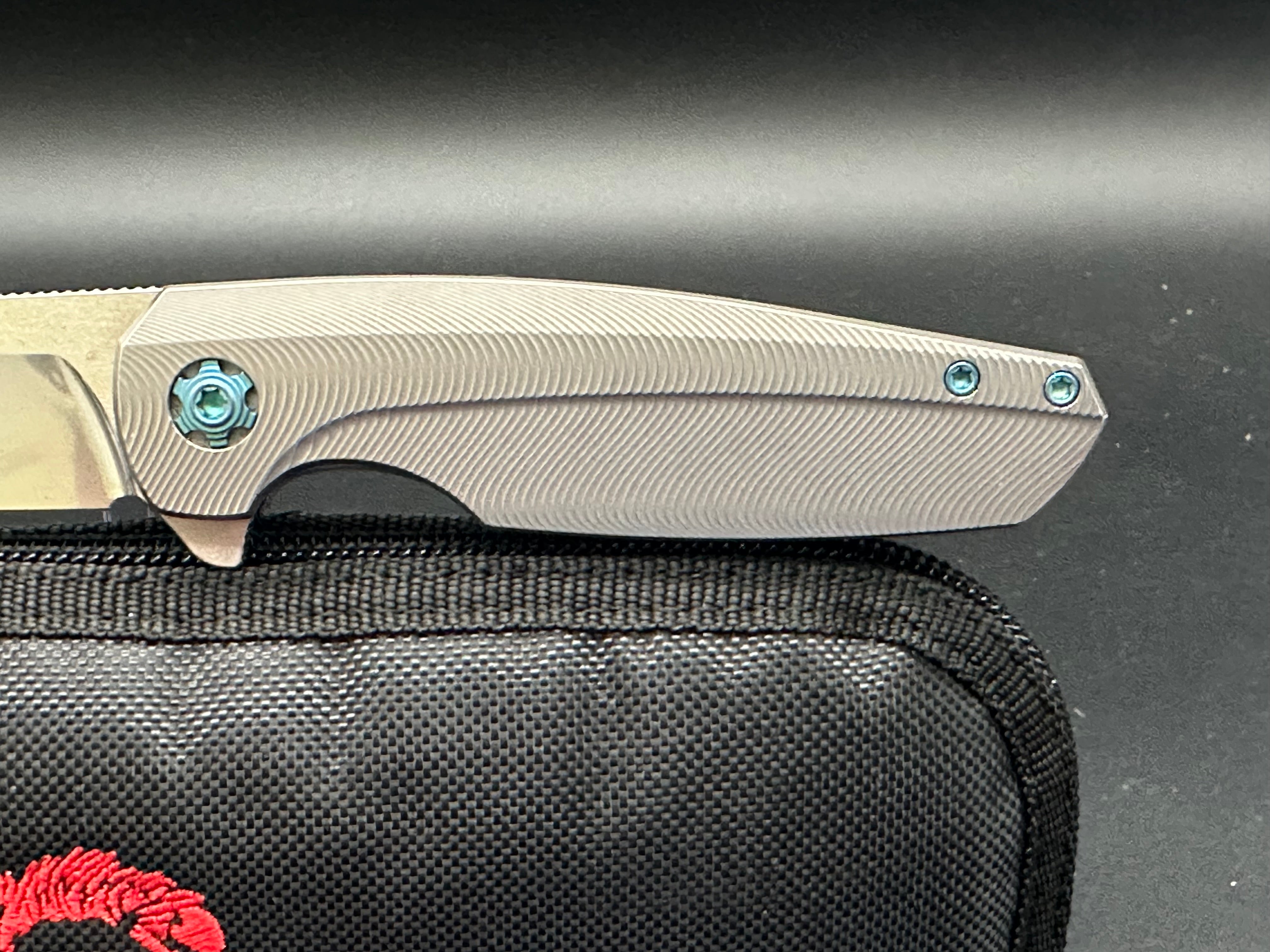 Holt Bladeworks Haptic #762 - Premium Titanium Folding Knife for EDC, Outdoor & Tactical Use | Best Pocket Knife for Camping, Hiking & Survival Gear