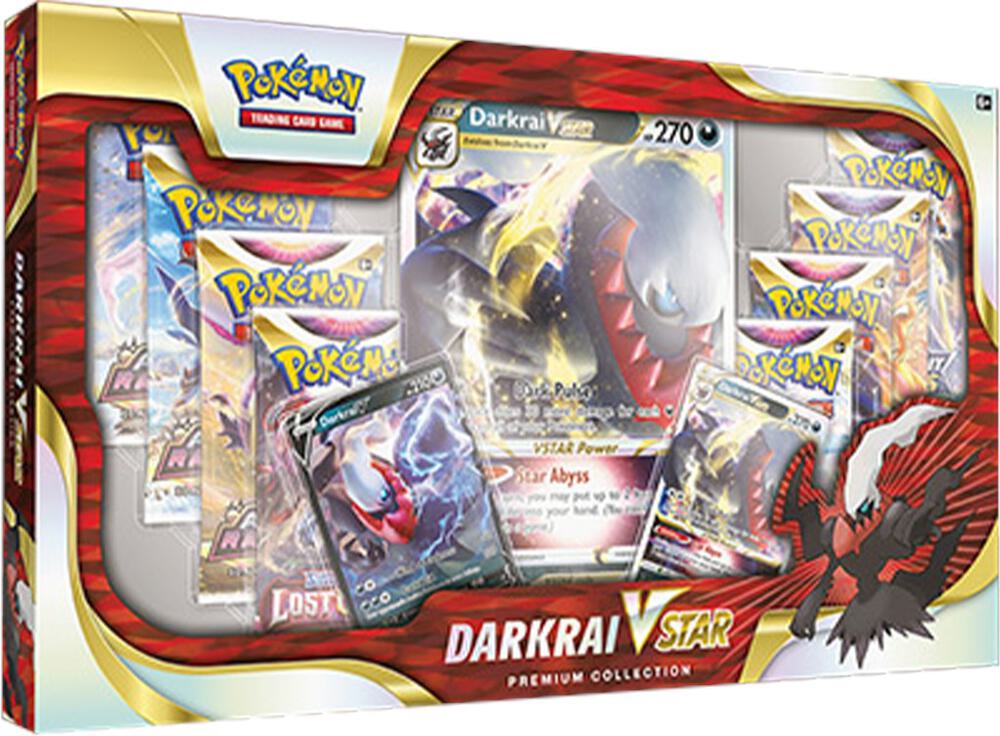 Darkrai VSTAR Premium Collection - Pokemon TCG Trading Card Game Deck for Collectors & Battles - Perfect for Tournaments, Gifts & Game Nights