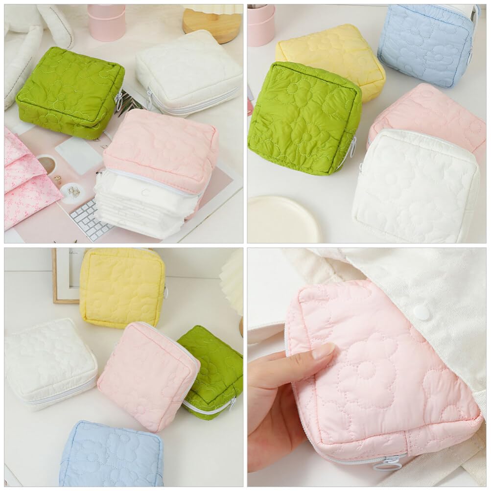 iplusmile 2-Pack Storage Bags for Sanitary Pads - Reusable Organizer Pouch for Feminine Hygiene Products, Nursing Pads & Cosmetics - Perfect for Travel, Gym & Daily Essentials Organization
