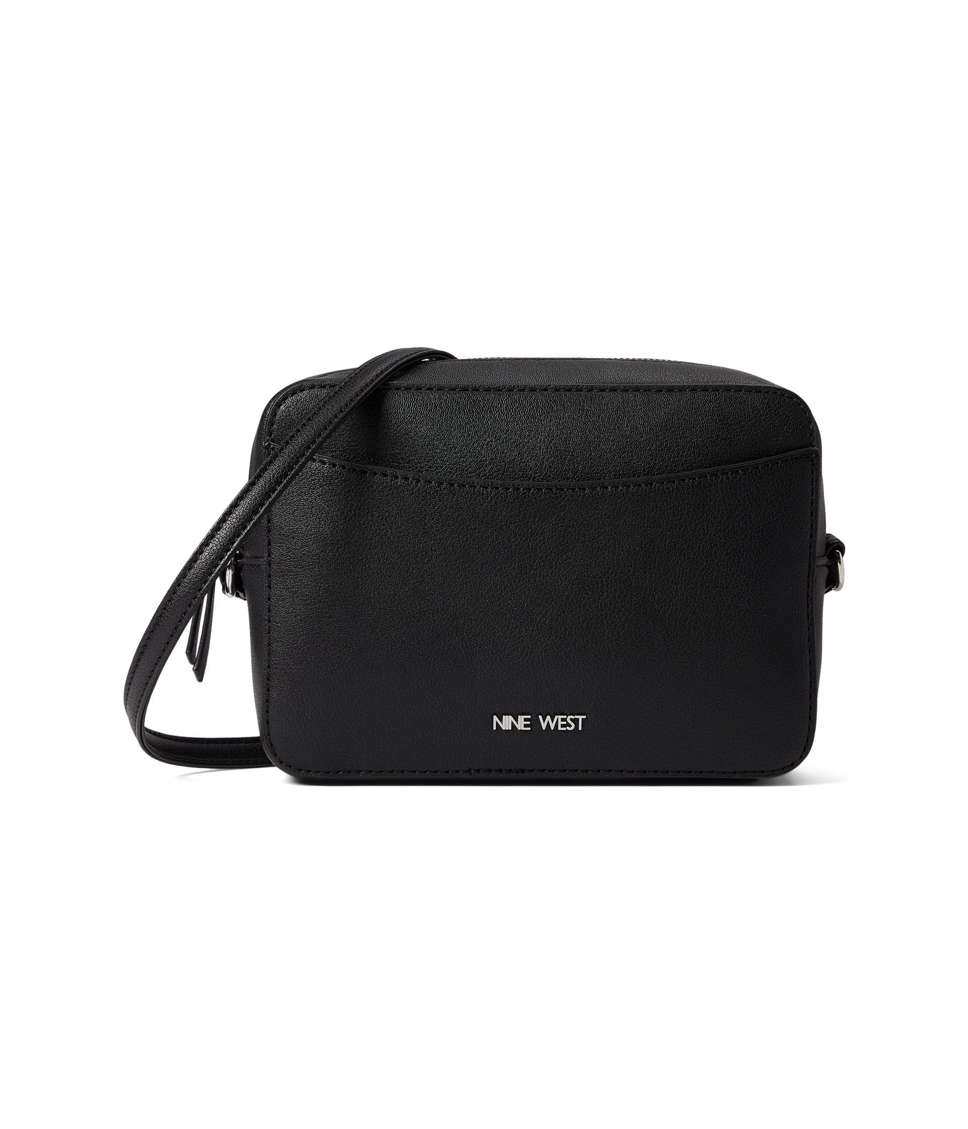 Nine West Calandra Mini Camera Crossbody Bag - Stylish Leather Purse for Women, Compact Shoulder Bag with Adjustable Strap - Perfect for Travel, Work & Everyday Use