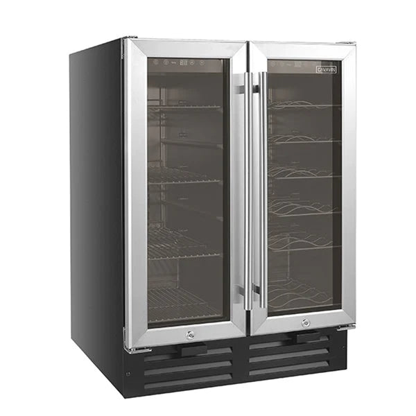Cavavin Classika Collection Dual Zone Built-in or Freestanding Beverage Center C 73WBVC V4 - Perfect for Wine Storage in Home Bars, Restaurants, and Entertaining Spaces