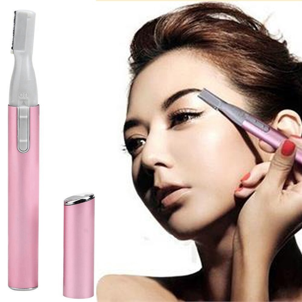 TEEROVA Electric Hair Trimmer for Women - Painless Eyebrow, Bikini & Leg Hair Remover - Portable Rechargeable Shaver - Perfect Travel & Home Use Gift
