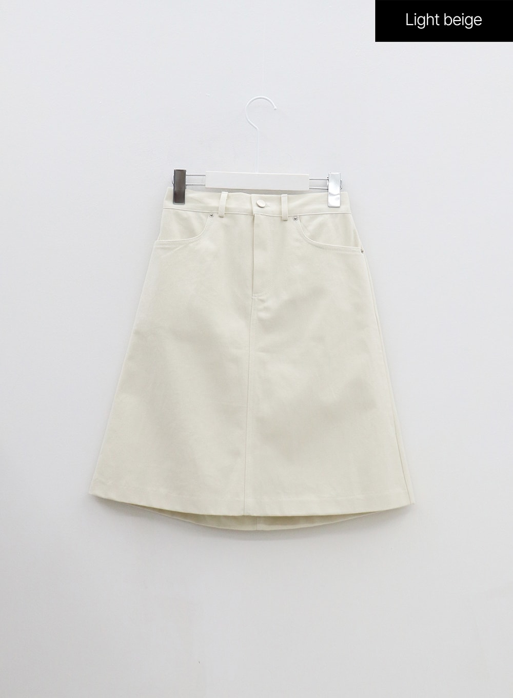 Elegant A-Line Midi Skirt OM313 - Women's Flowy High Waist Pleated Skirt for Office, Party & Casual Wear