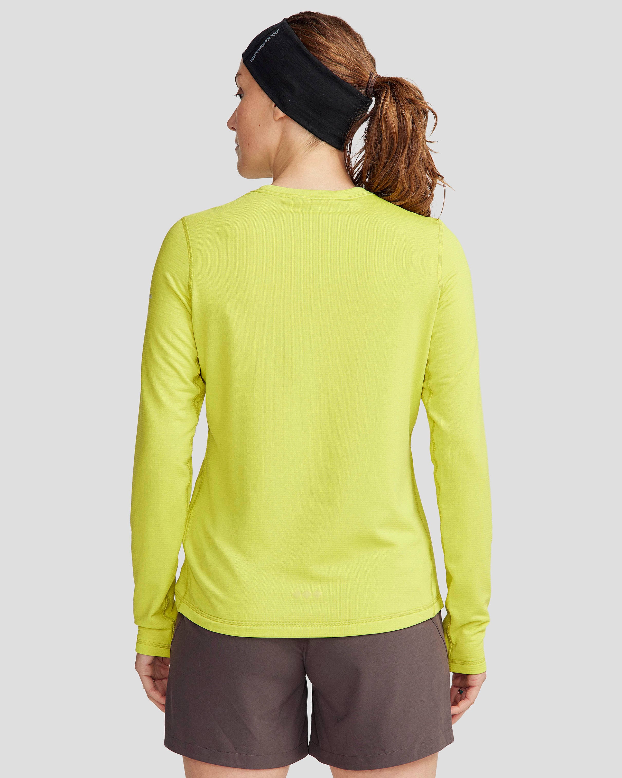 Women's Seeker Fleece Long Sleeve Top - Soft Thermal Pullover for Hiking & Outdoor Activities - Bright Moss Color