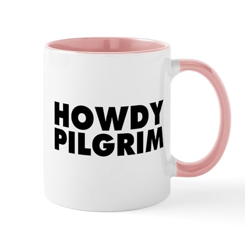 White/Pink Inside - Howdy Pilgrim Mug