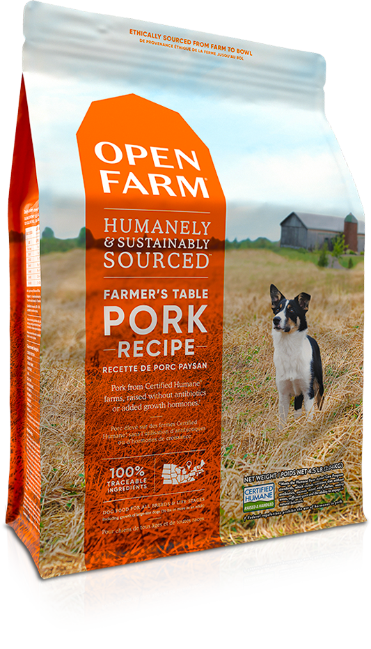 Open Farm Grain Free Dry Dog Food with Pork - High Protein, Natural Ingredients for Adult Dogs - Perfect for Sensitive Stomachs & Active Pets