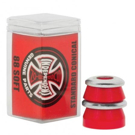 High-Performance 88A Red Soft Conical Bushings for Skateboards & Longboards – Durable & Smooth Ride for Street & Park Skating