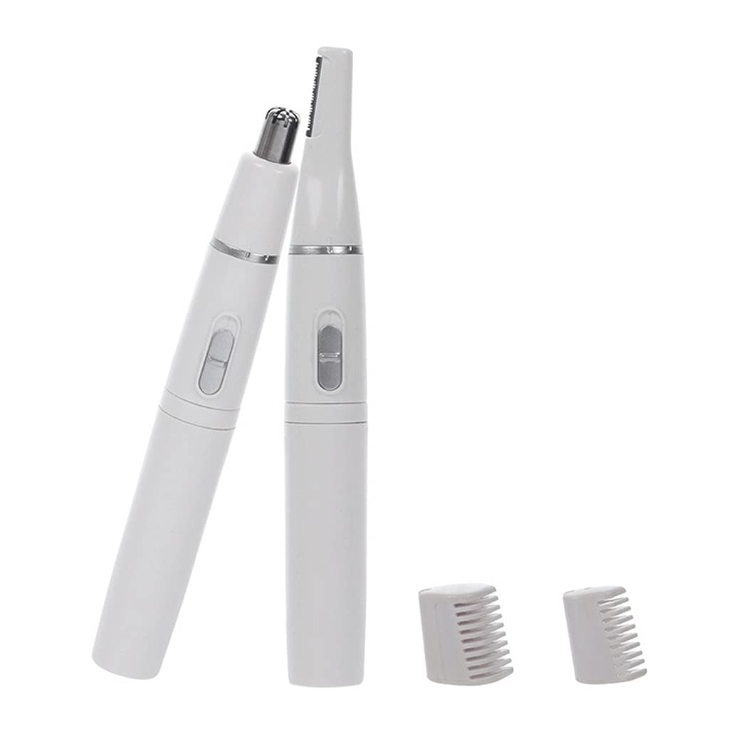 Electric Eyebrow Trimmer for Women - Painless Facial Hair Remover with Comb for Eyebrows, Chin, Neck & Upper Lip | No Pulling Sensation | Perfect for Peach Fuzz Removal & Precision Grooming at Home or Travel