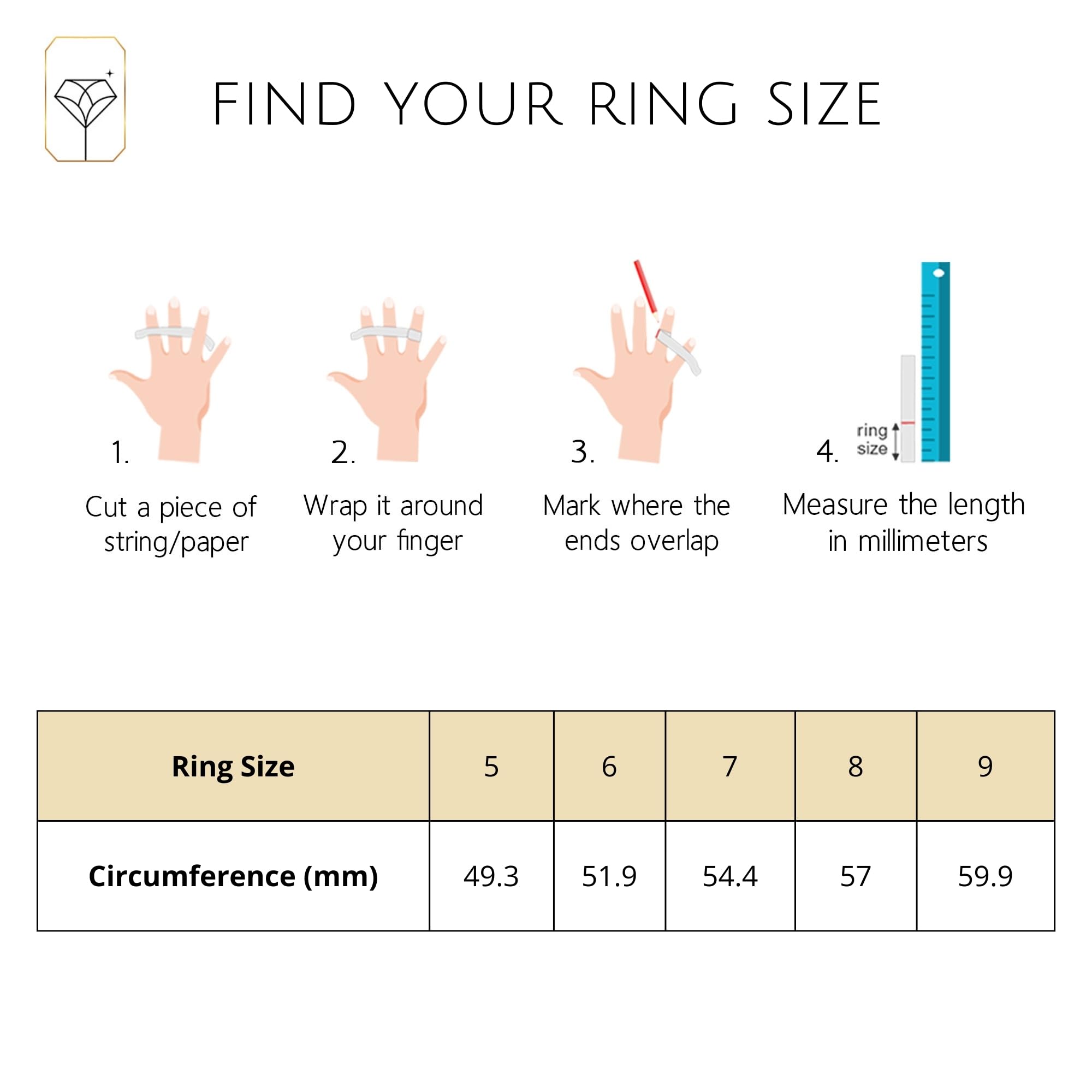 MAX & STONE 10k Gold Gemstone Rings for Women | Cushion Cut Three Stone Birthstone Ring | Anti-Tarnish Jewelry | Elegant Cocktail Ring with Gift Box (Sizes 5-9) | Perfect for Anniversary Gifts, Valentine's Day & Special Occasions