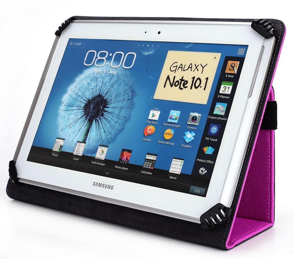 Craig Electronics CMP765 7 Inch Tablet Case - Shockproof Protective Cover with UniGrip Handle for Kids & Adults - Hot Pink - Perfect for School, Travel & Home Use
