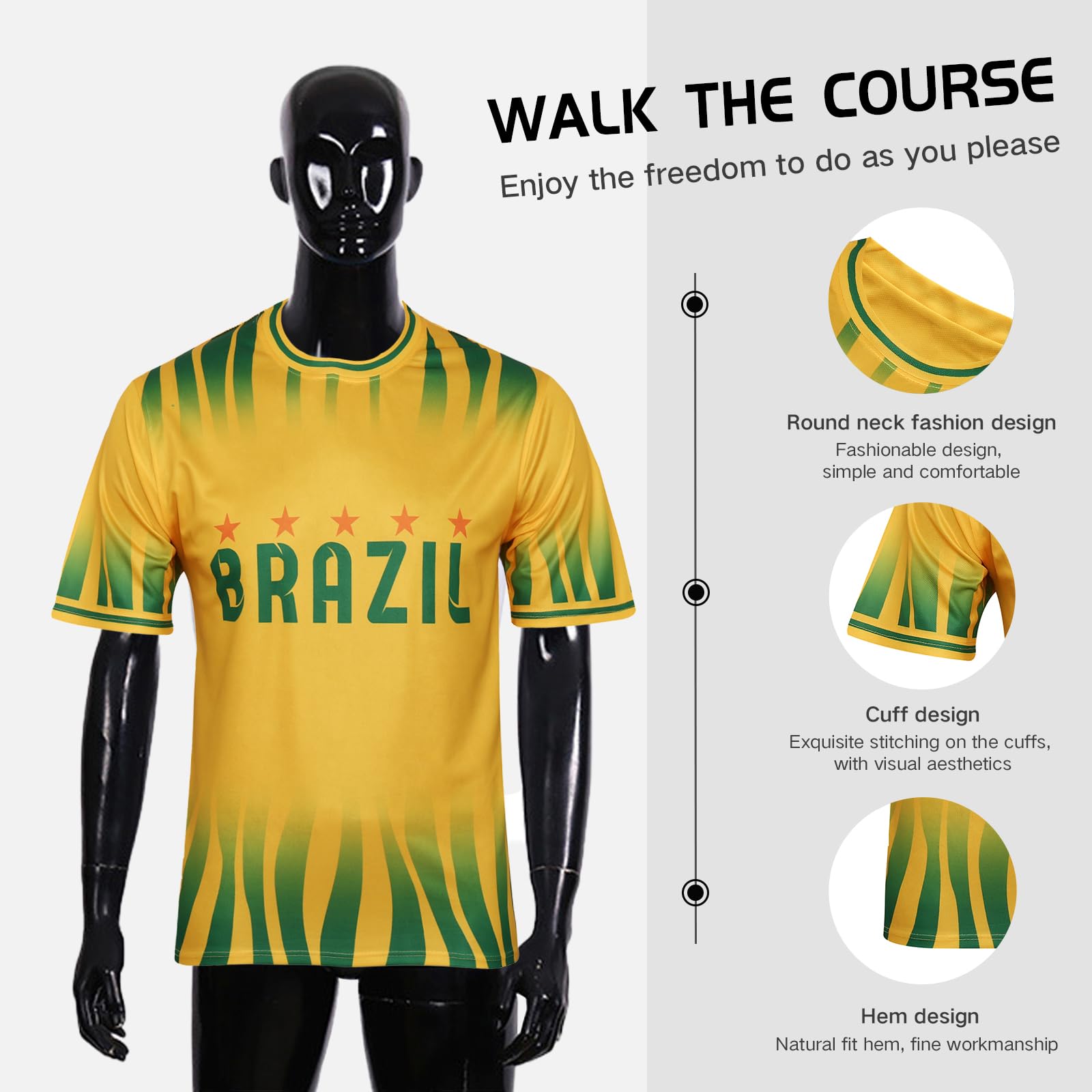 2024 Copa America Soccer Jerseys - Argentina, Brazil, Mexico for Fans
