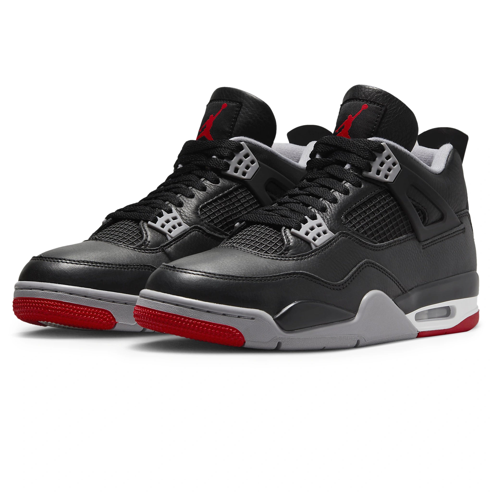 Air Jordan 4 OG Bred Reimagined Retro Basketball Shoes - Men's High-Top Sneakers for Streetwear & Court Performance | Perfect for Casual Wear, Sports & Sneaker Collectors