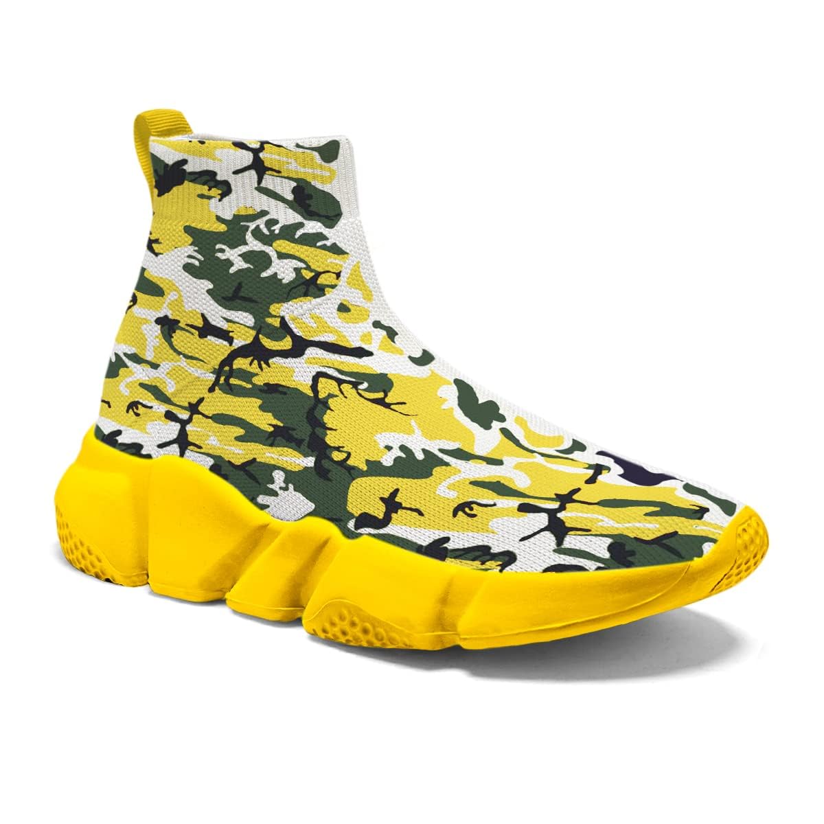 Hetios Men's Camouflage Running Shoes - Lightweight Breathable Walking & Workout Sneakers for Men, Non-Slip Casual Athletic Shoes for Gym, Hiking, and Outdoor Activities