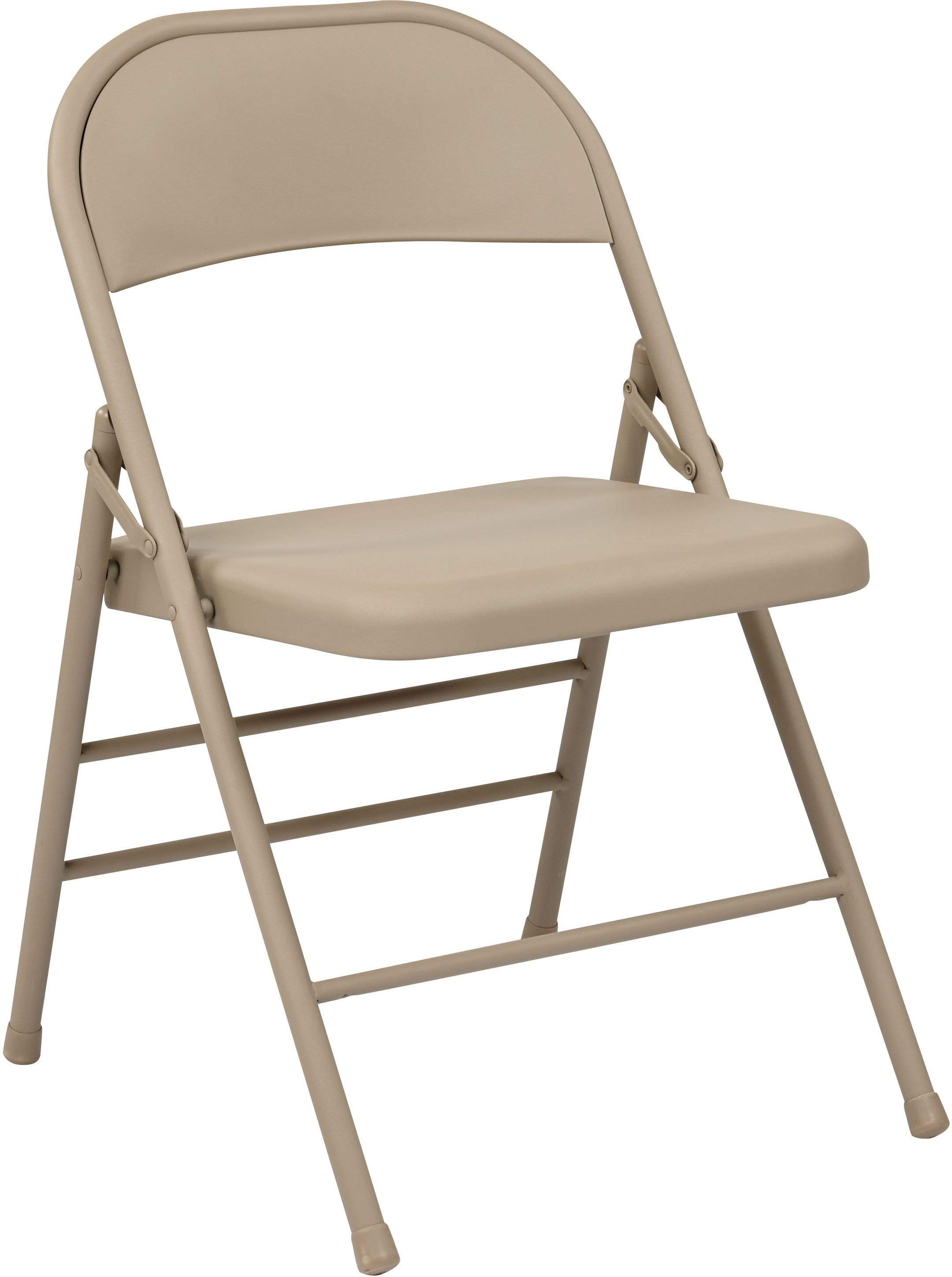 Office Star Work Smart™ Folding Chairs Set of 4 - Vinyl Padded Seat & Back, Heavy Duty Metal Frame for Home, Office & Events - Comfortable Stackable Chairs for Conference Rooms, Parties & Outdoor Use