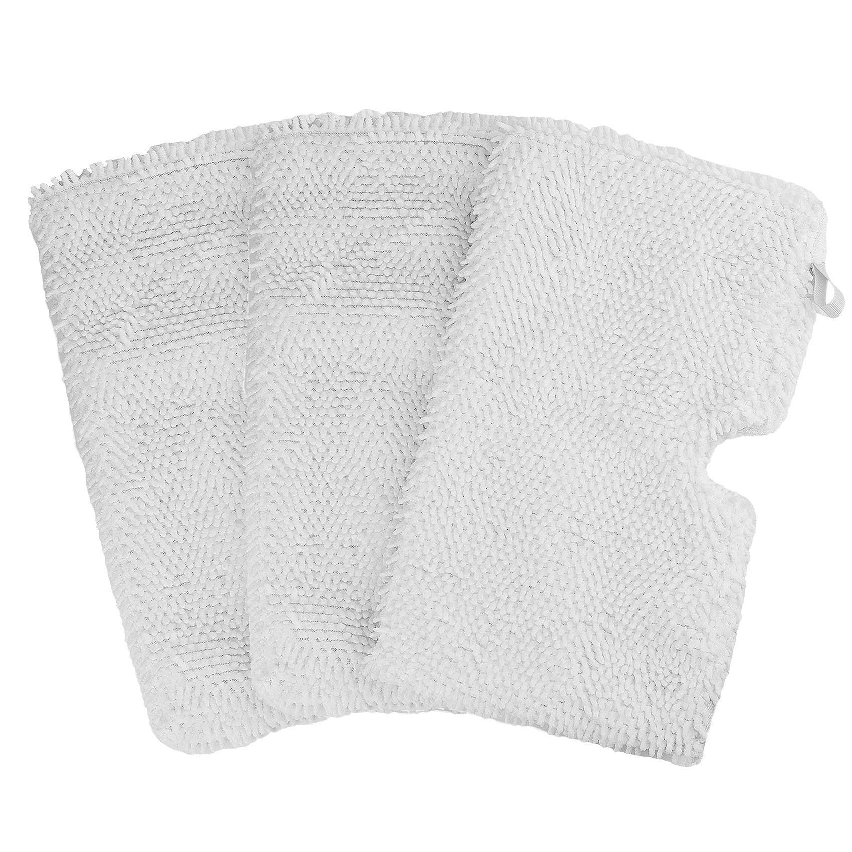ConPus 3-Pack Microfiber Steam Mop Replacement Pads for Shark S3500 Series (S3501/S3601/S3550/S3901/S3801/SE450/S3801CO/S3601D) - Machine Washable, Super Absorbent Cleaning Pads for Floors, Tiles & Hardwood Surfaces
