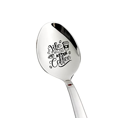 Engraved Coffee Spoon with Messages - 7