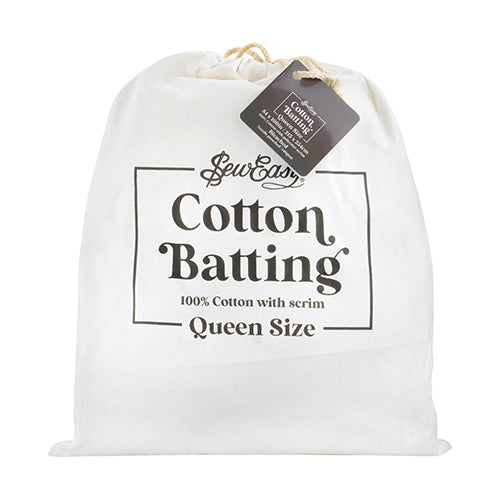 Premium 100% Bleached Cotton Batting with Scrim - Pre-Cut for Quilting, Sewing & DIY Crafts - Perfect for Quilts, Blankets & Home Decor Projects