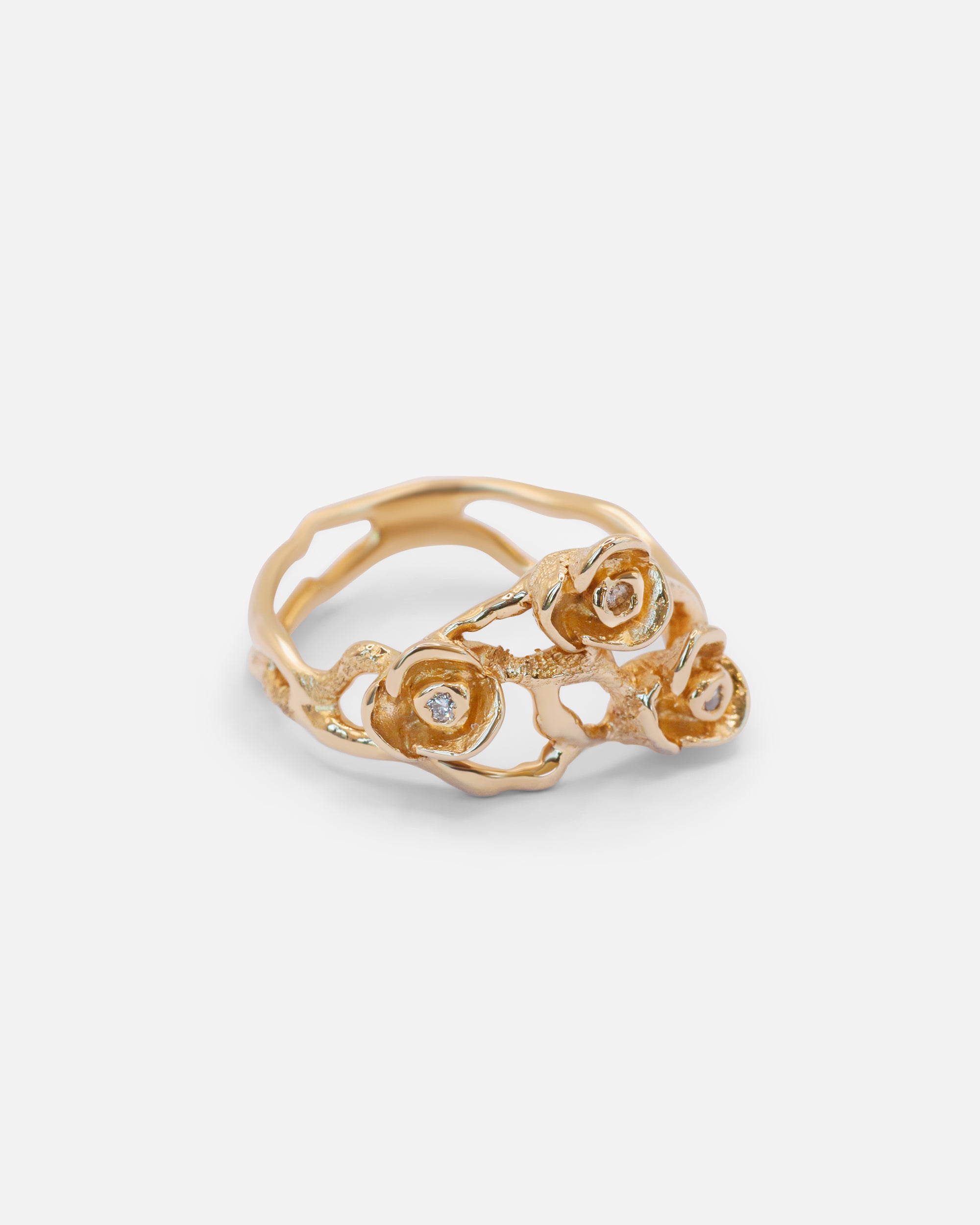 Rose Water Ring - Elegant Floral Jewelry for Women, Perfect for Weddings, Anniversaries & Romantic Gifts | Hypoallergenic & Comfort Fit