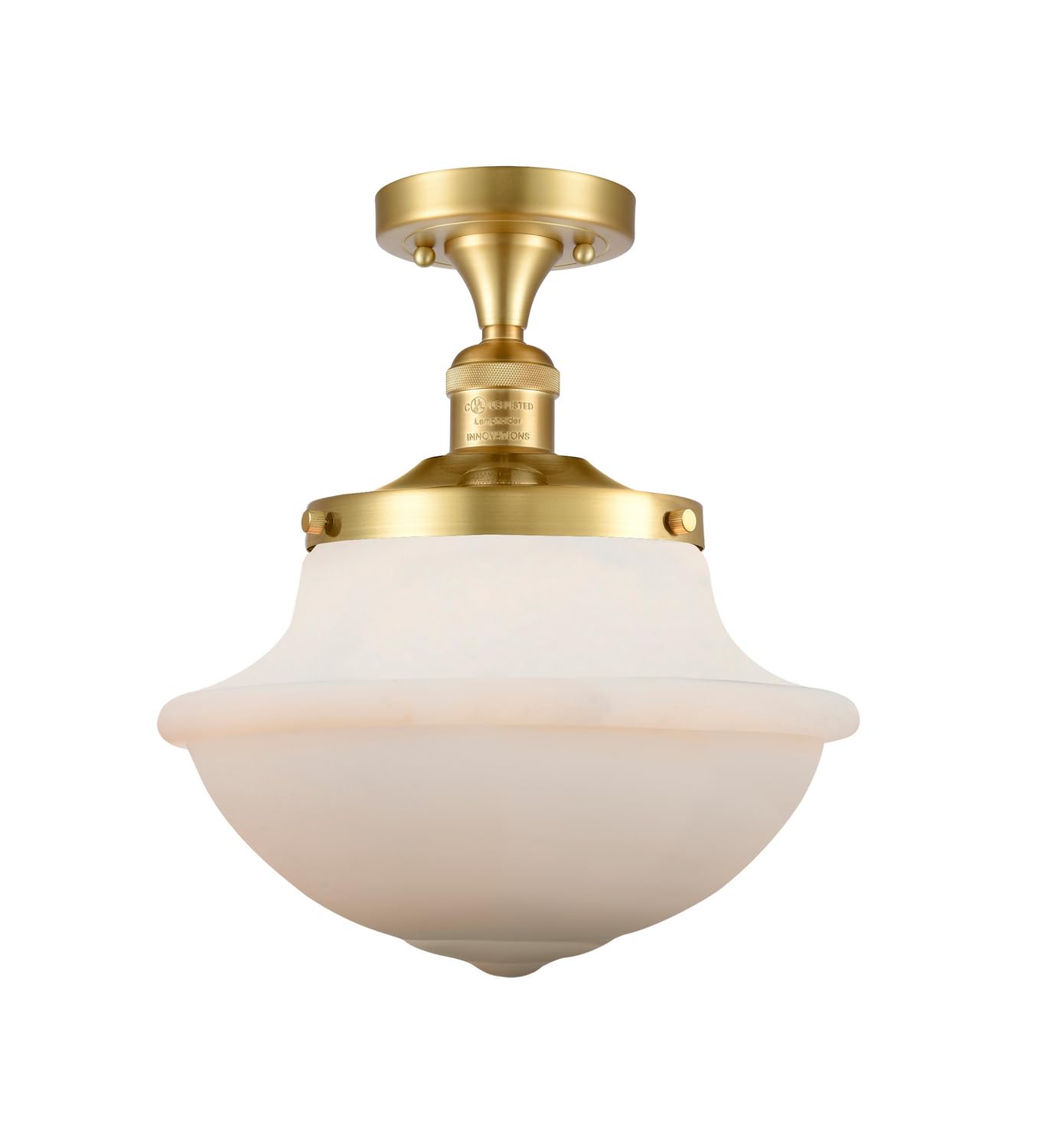 517-1CH-SG-G541-LED Bare Bulb 1 Light Cord Set in Satin Gold - Vintage Edison Style Pendant Lighting for Cafe, Restaurant & Home Decor