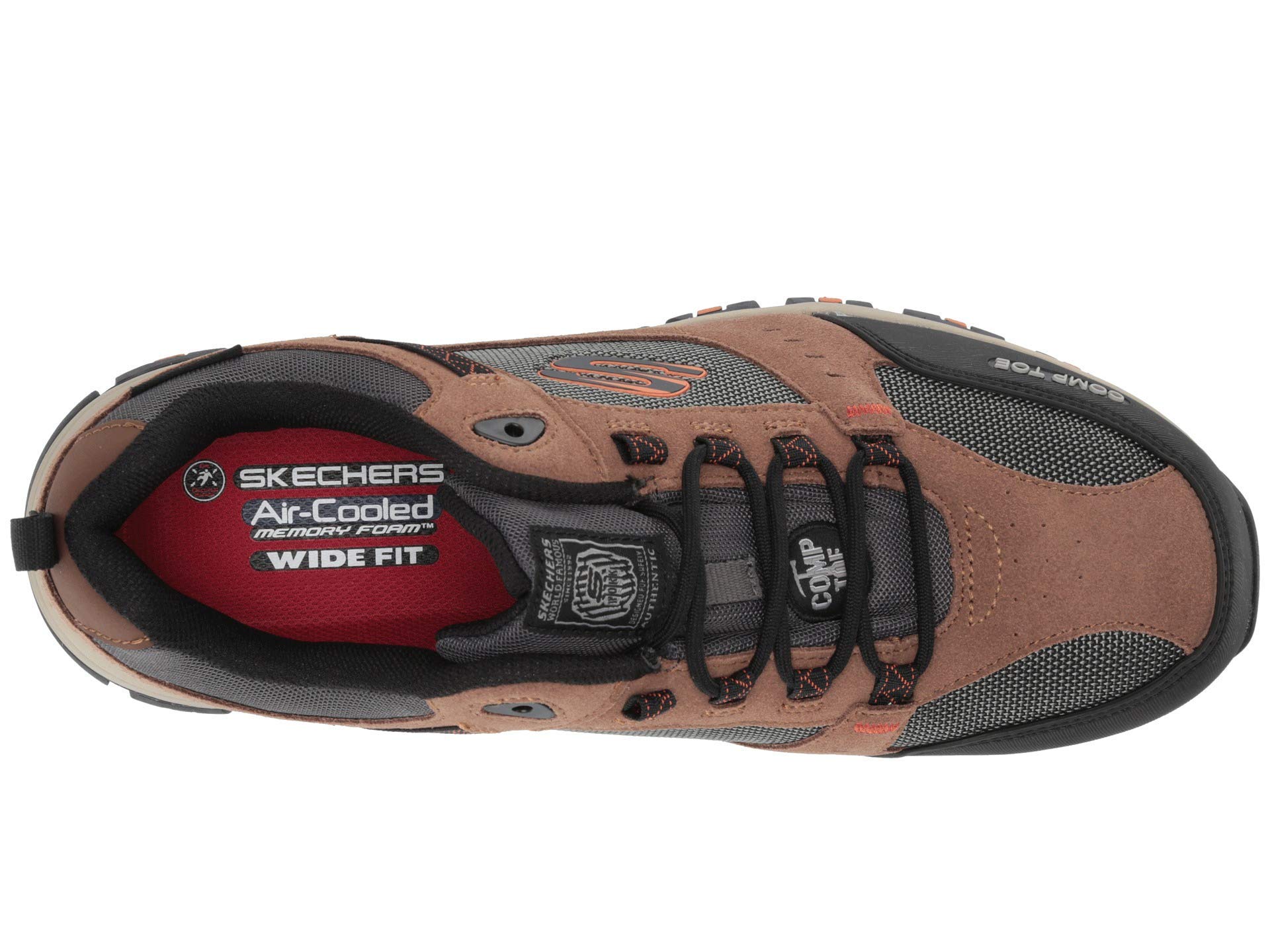 Skechers Men's Greetah Construction Shoe - Lightweight Work Shoes for Men with Slip-Resistant Outsole | Ideal for Construction Workers, Electricians & Outdoor Laborers
