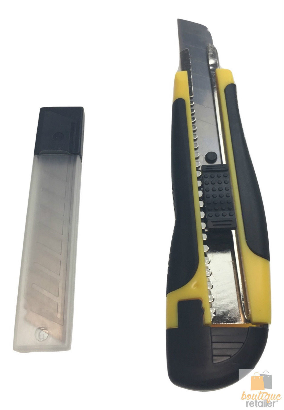 12-Pack Retractable Utility Knife Box Cutters with 18mm Snap-Off Blades - Heavy Duty Bulk Pack for Shipping, Packaging, Warehouse & DIY Projects