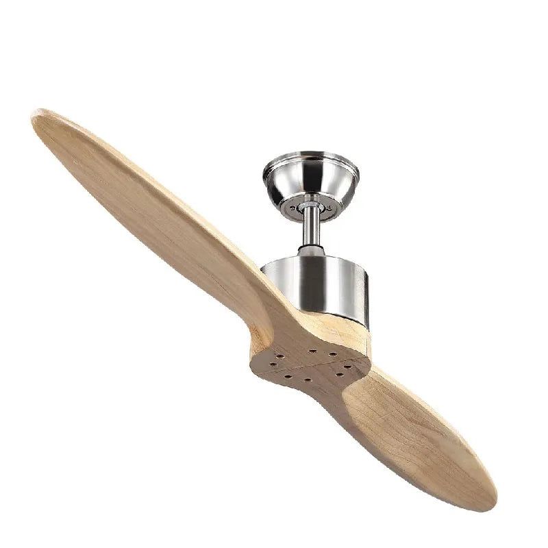 60 Inch Solid Wood Ceiling Fan with Remote Control - Perfect for Living Room, Bedroom, and Outdoor Patio Cooling
