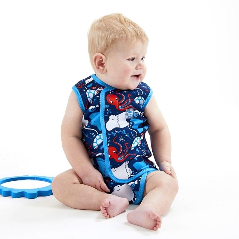 Neoprene Baby Wrap Wetsuit for Infants 0-18 Months | Warm & Comfortable Swimwear for Pool, Beach & Water Play