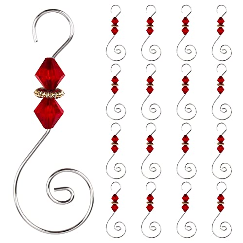 Silver & Red beads A