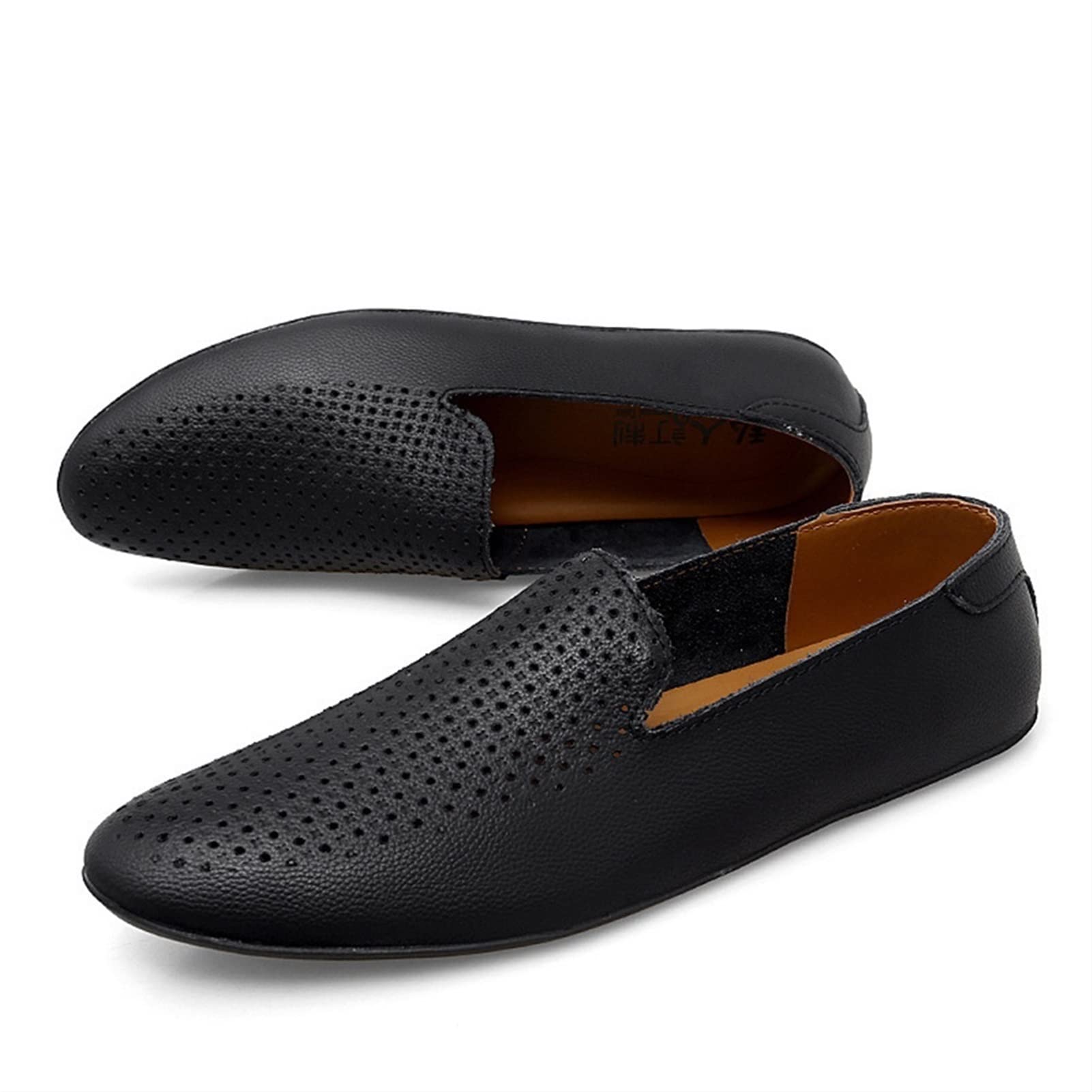 Men's Pointed Toe Loafers - Breathable & Lightweight Slip-On Shoes with Non-Slip Rubber Sole for Outdoor Walking, Office & Casual Wear