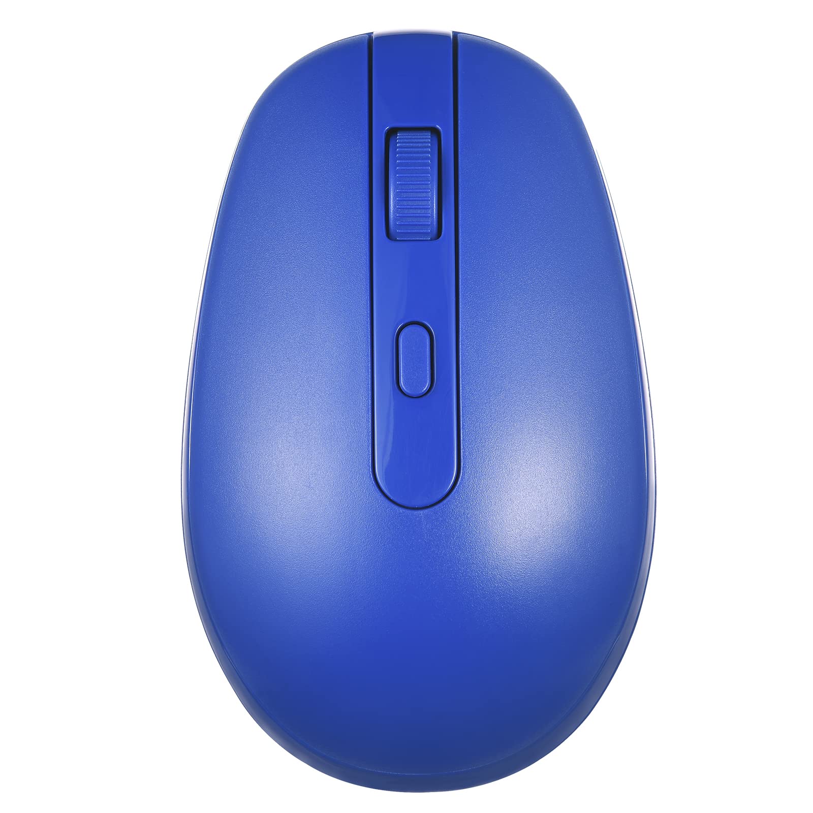 Rii RM700 Wireless Silent Mouse - 2.4G USB Nano Receiver for Laptop, PC, Mac, Chromebook - Ergonomic Computer Mouse (Klein Blue) | Perfect for Office Work, Gaming & Home Use