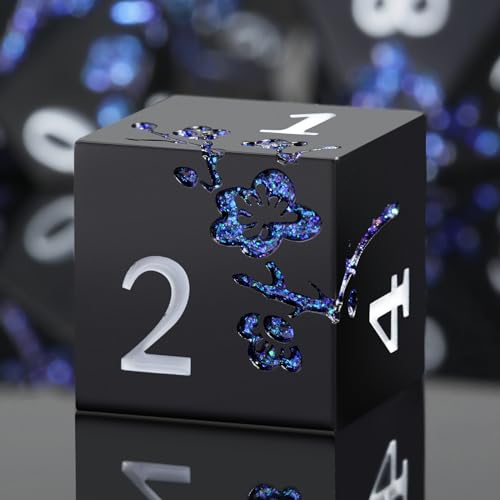 Flower Glitter Blue