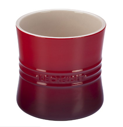 Le Creuset Cerise Utensil Crock - Premium Kitchen Countertop Organizer for Spoons, Spatulas & Cooking Tools | Perfect for Home Chefs & Modern Kitchens