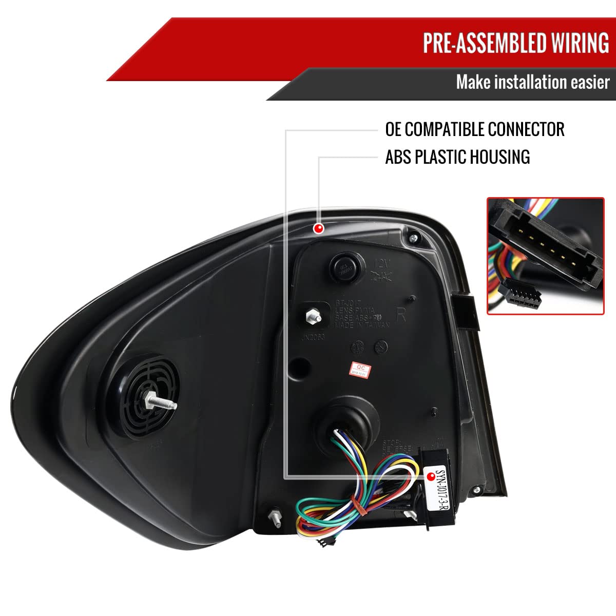 2006-2011 Car Model LED Tail Lights - Red Clear Full LED Brake Lamps for Enhanced Visibility & Style | Perfect for Night Driving & Custom Car Upgrades