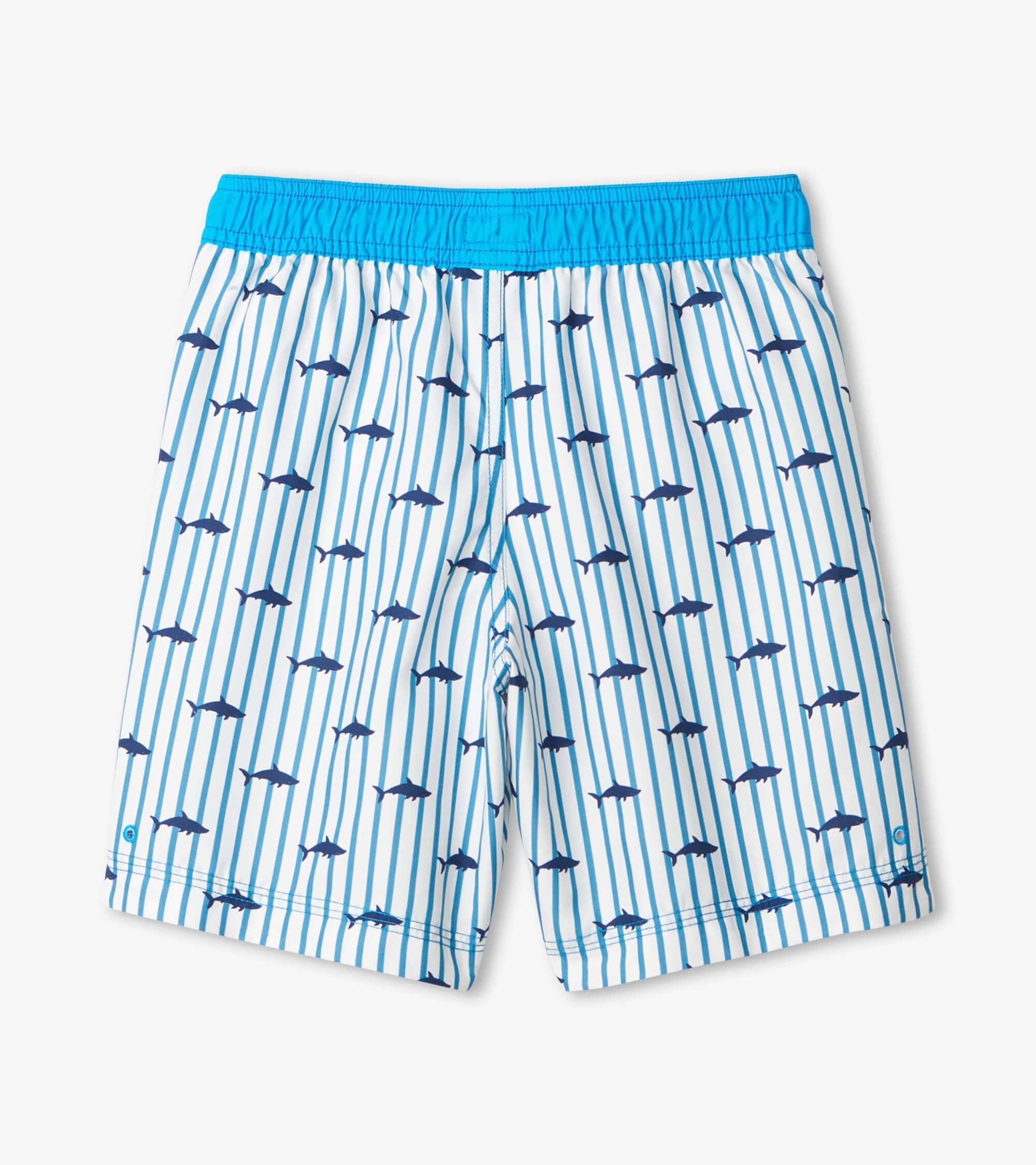 Hatley Silhouette Sharks Board Shorts for Men - Quick-Dry Swim Trunks with UPF 50+ Sun Protection - Perfect for Beach, Pool, and Surfing
